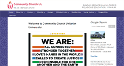 Desktop Screenshot of communitychurchuu.org