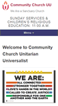 Mobile Screenshot of communitychurchuu.org